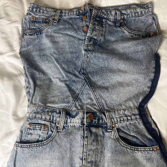 Fashion Nova Jean Dress - Picture 3 of 4